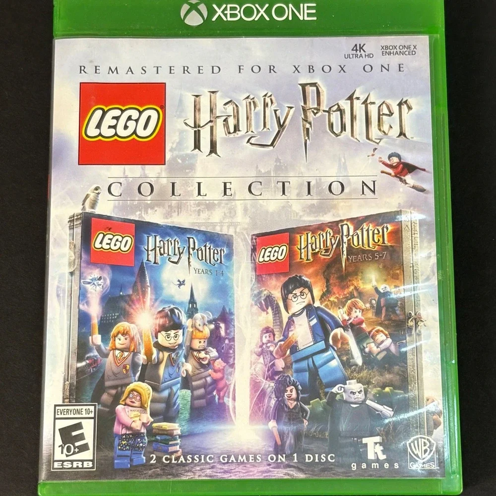 LEGO Harry Potter Collection Remastered Xbox One 2 Games on 1 Disc 4K HDR